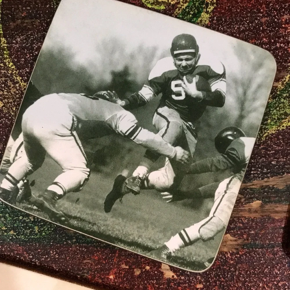 ▪️VINTAGE Pottery Barn Football Coasters